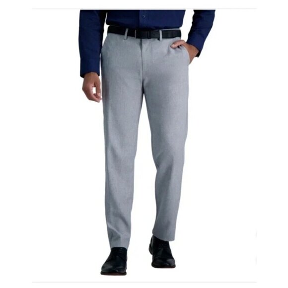 Haggar Other - NEW Haggar Men's 30x32 Comfort Performance Dress Pant Straight Fit 4-Way Grey